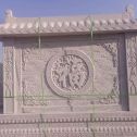 河南 芝麻白花岗岩屏风，照壁，影壁