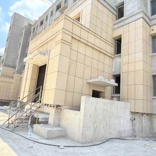 河南 黄金麻干挂，工地实拍