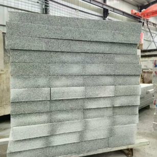 河南 芝麻白10公分300*600广场地铺，A料定制，尺寸标准，厚薄均匀