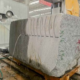 河南 602，大花芙蓉白，绳锯加工弧形路沿石