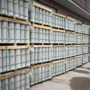 河南 芝麻白挡车柱、阻车桩、隔离柱