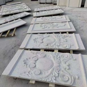 河南 芝麻白干挂雕花板