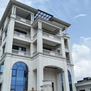 河南芝麻白别墅干挂效果展示