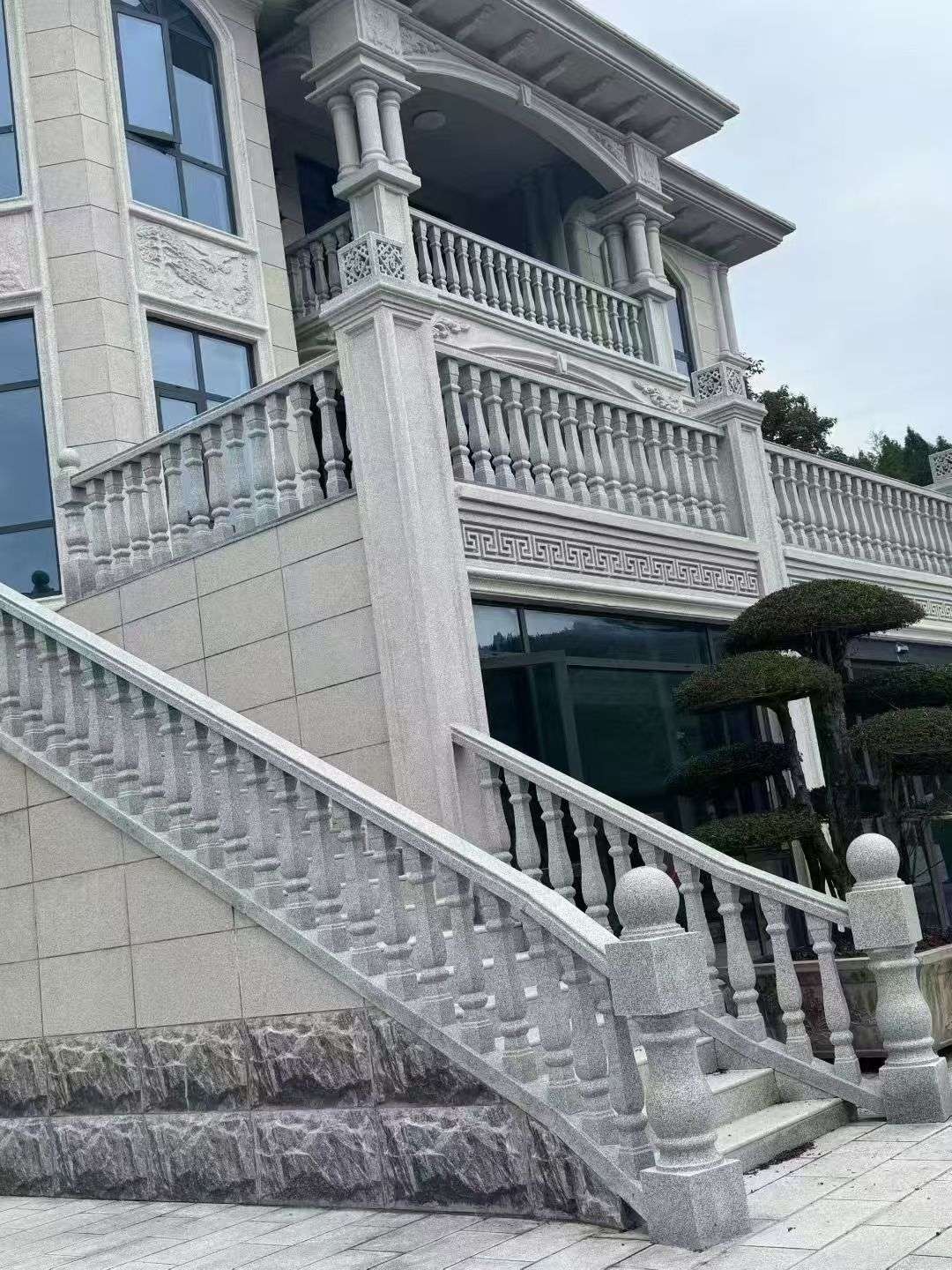 河南 芝麻白别墅，栏杆