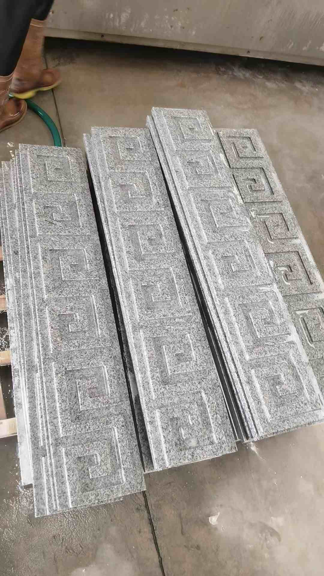 河南 别墅回纹线条，雕刻