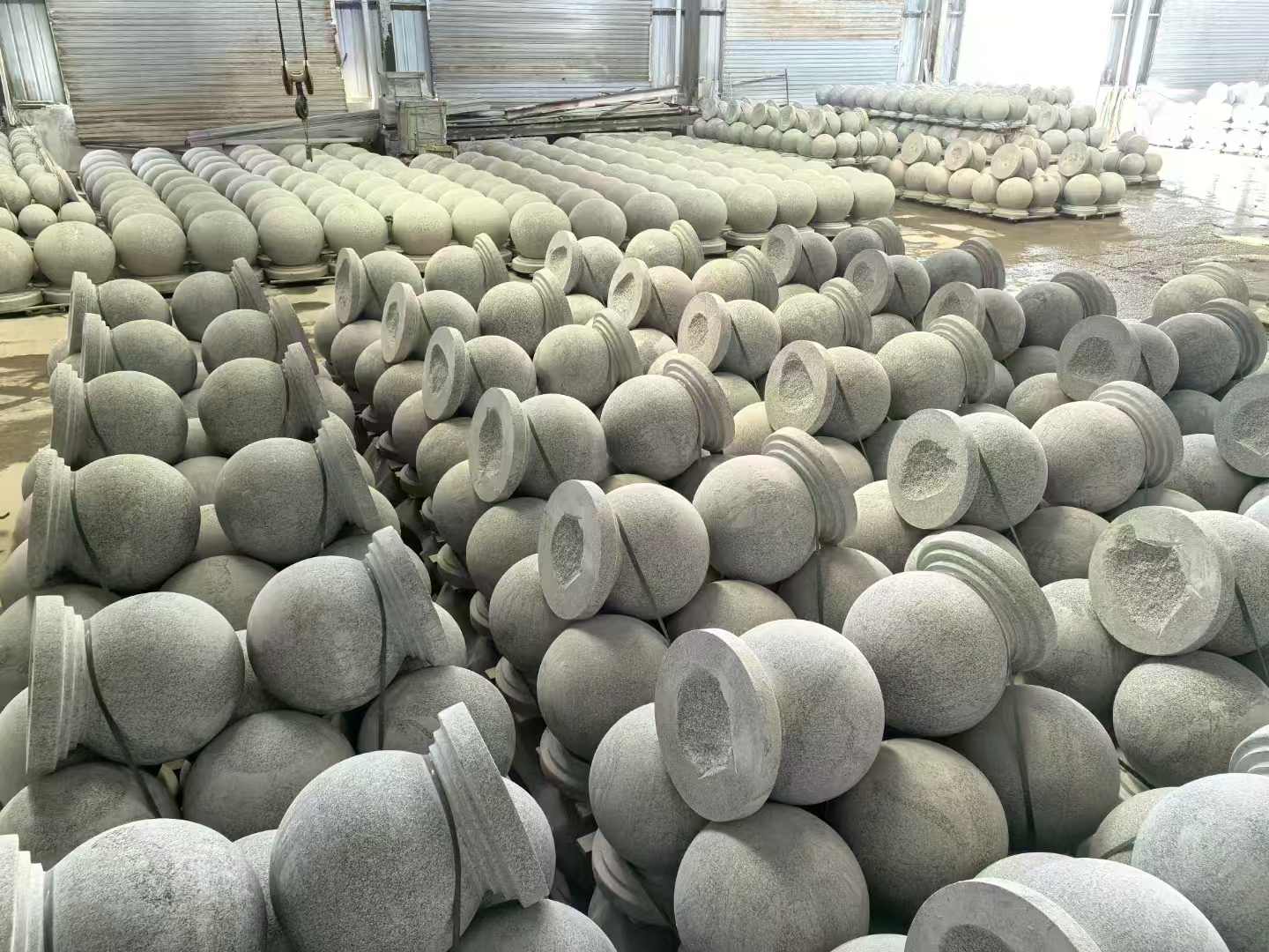 河南石材挡车球