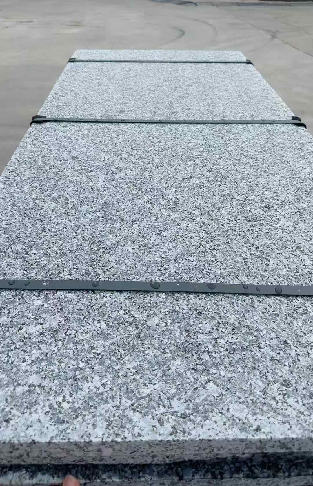 河南 芝麻黑火烧面毛板，条板，半成品